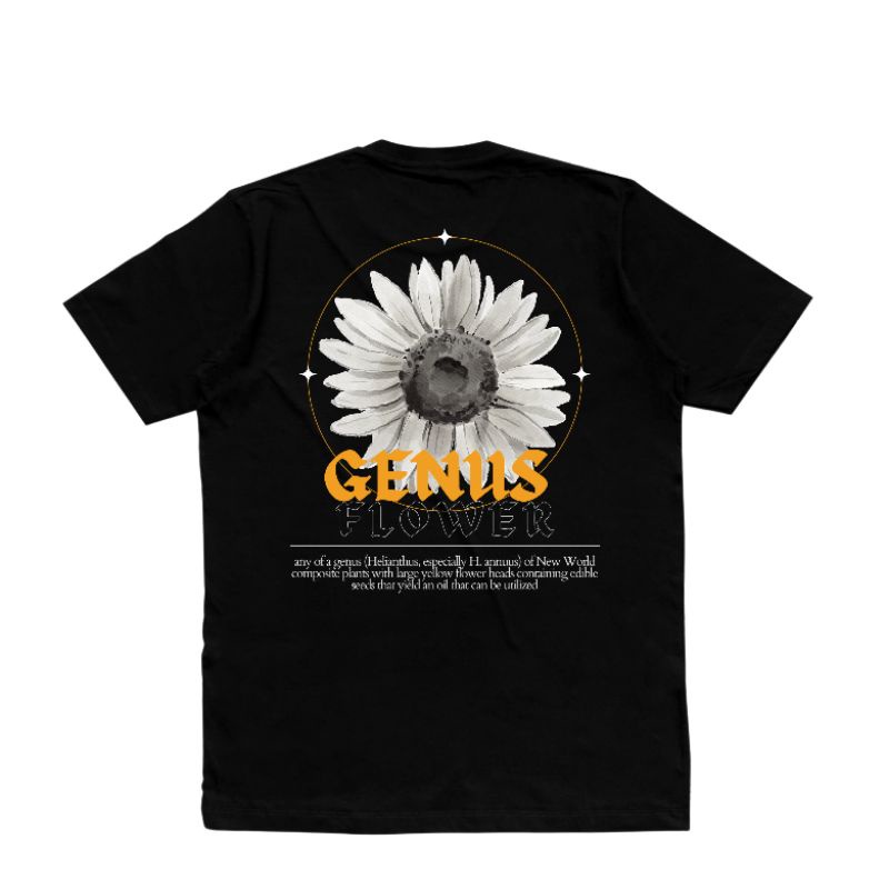 Kaos Gambar Bunga Matahari | Baju Cewek Cowok gambar Bunga