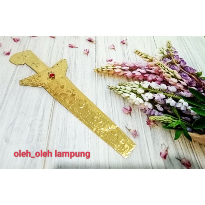 keris adat lampung#keris adat lampung anak-anak#aksesoris Adat lampung