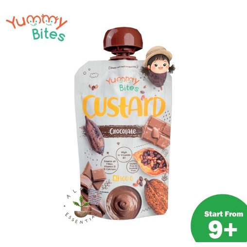 Yummy Bites Custard Chocolate 100gr