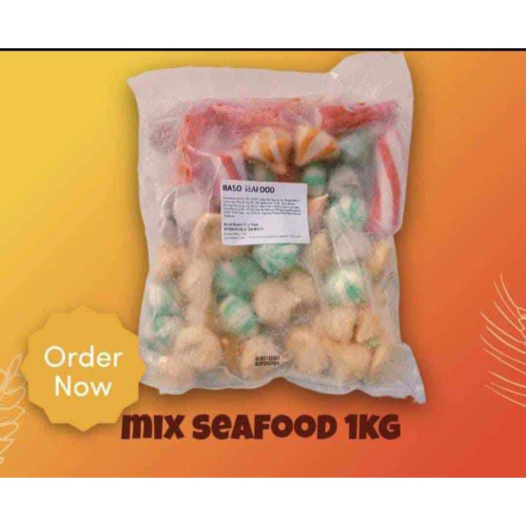 Jual Baso Seafood Merek Cidea Mix 1 Kg Baso Mix Cidea Mix Cidea