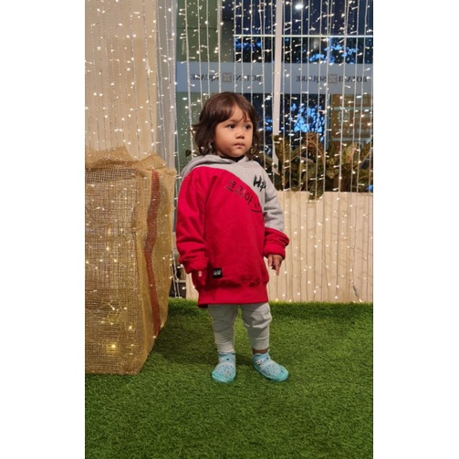 HOODIE MERAHABU ANAK COWO CEWE ORIGINAL