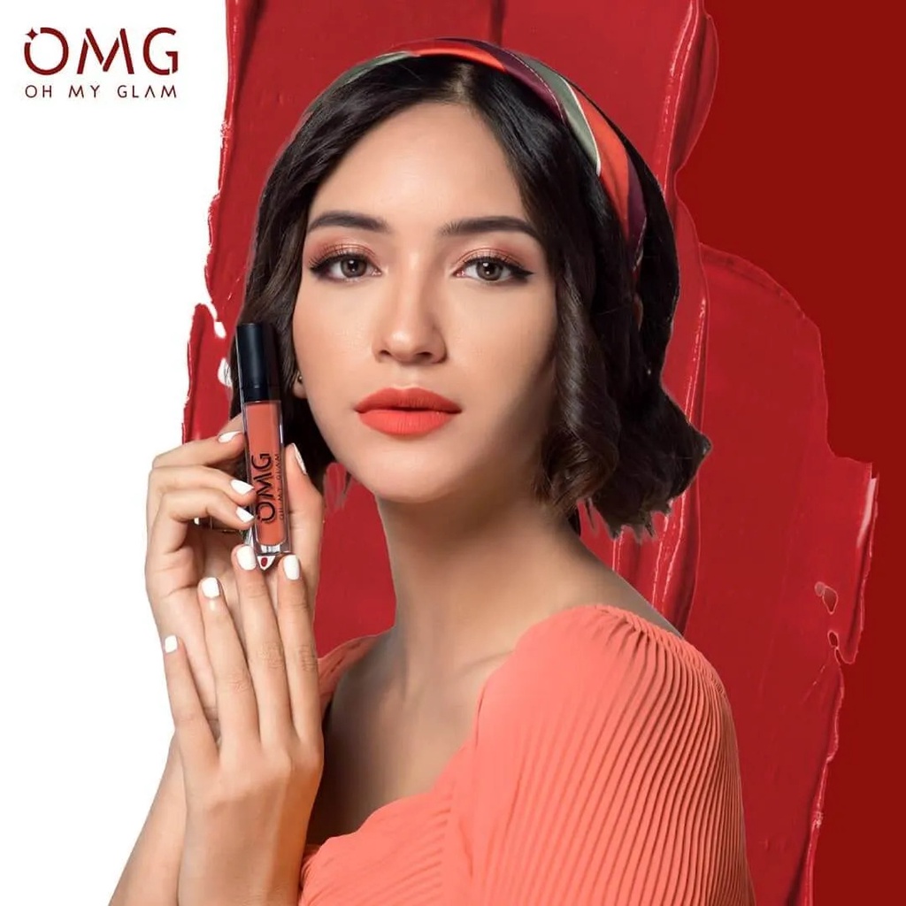 OMG Oh My Glam Matte Kiss Lip Cream ( lipstick lipstik lipcream )