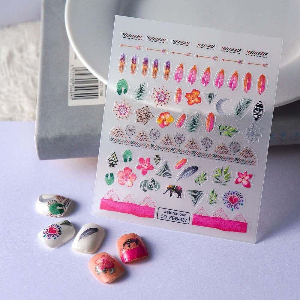 AUGUSTINA Agustina Fruits Nail Stiker Fashion Self Adhesive Fruit Juice Cherry Ikatan Simpul Strawberry Nail Art Dekorasi