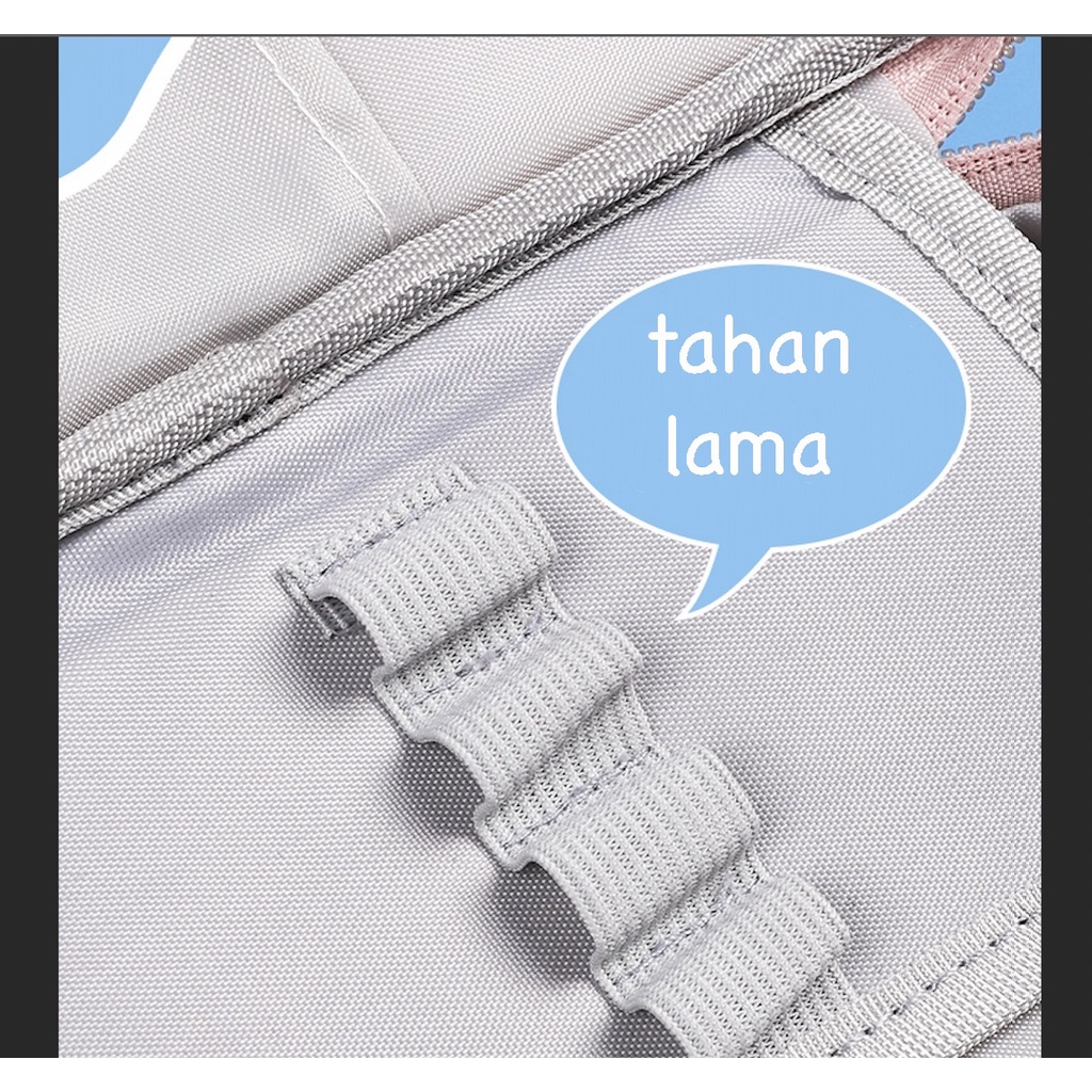 TXS07 Korean Pen Pencil Case Kanvas Anti Air Kotak Tempat Pensil TKM