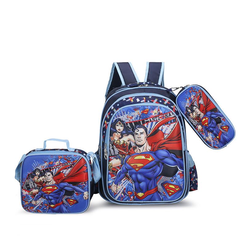 MV_Marvelouz MV70555 Tas RANSEL Anak Sekolah (3IN1) Nilon Unisex Karakter Kartun Terbaru 1kg bisa 1 tas supplier tas import JT555