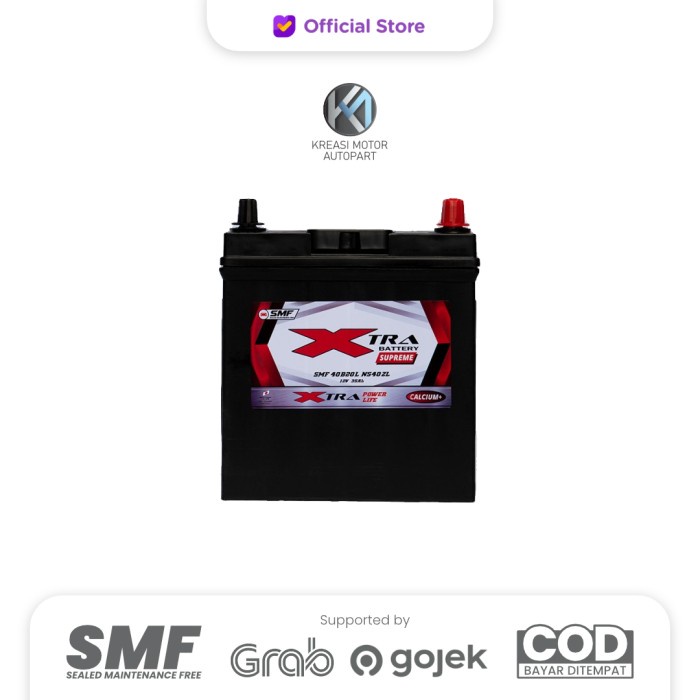 XTRA SUPREME NS40ZL - AKI MOBIL AKI MOBIL KERING AYLA MOBILIO SIGRA