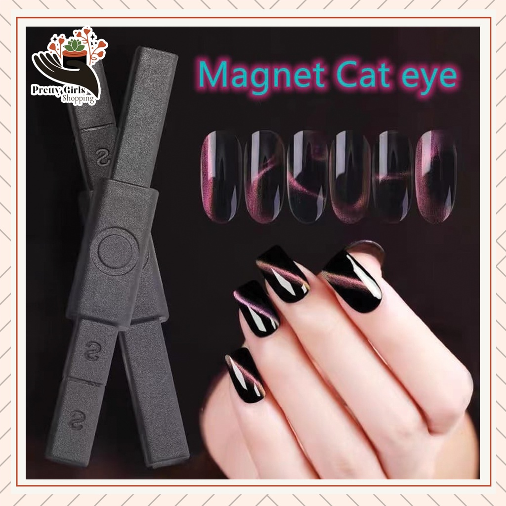 Pretty Cat Eyes Magnet Stick / Nail Art Efek Cat Eyes / Stick Magnet Cat Eye/Stick Bulat