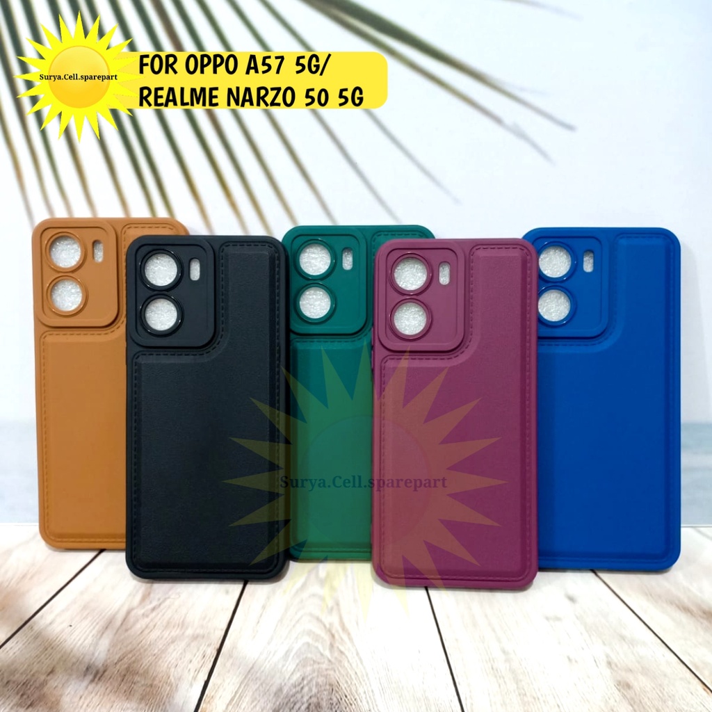 Case Square Leather Pro Realme Narzo 50 5g Realme Narzo 50a Narzo 50i