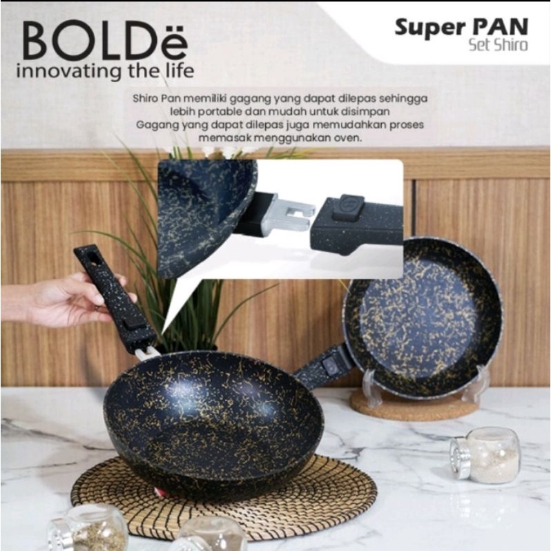 BOLDE SHIRO SET 2 PCS SUPER PAN