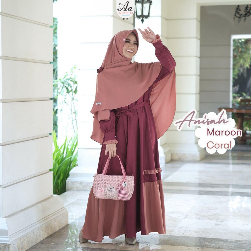 Gamis Aden Anisah Toyobo Premium Dress Muslim Busui