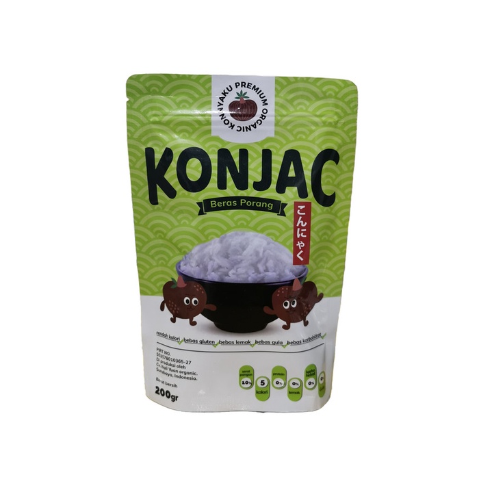 

KONJAC RICE BERAS PORANG SHIRATAKI RICE 200GR