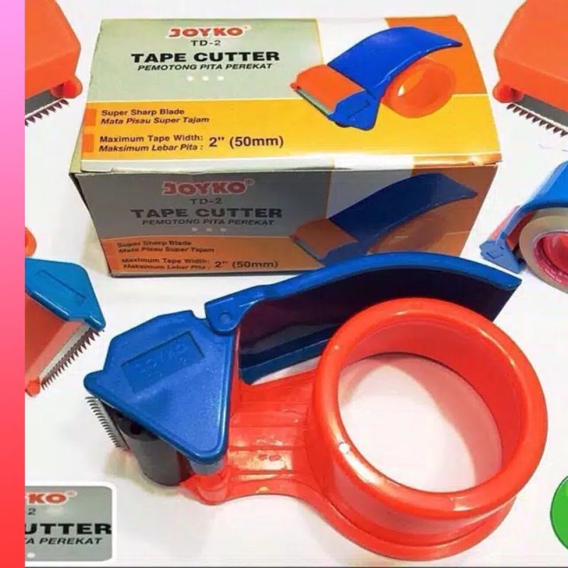 

Tape Cutter Joyko TD - 2 dispenser pemotong isolasi lakban 2”