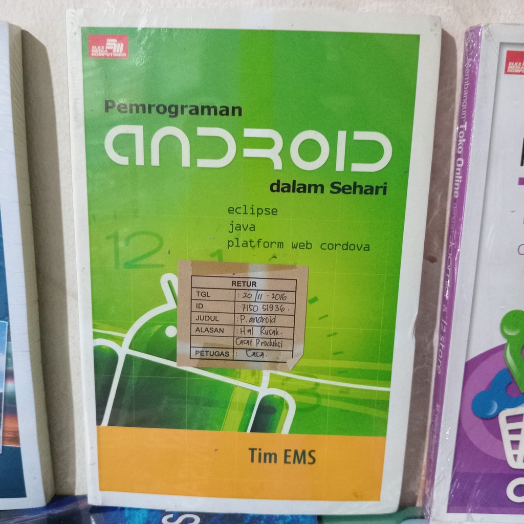 Jual Buku Pemrograman Android Dalam Sehari By Tim Ems Shopee Indonesia