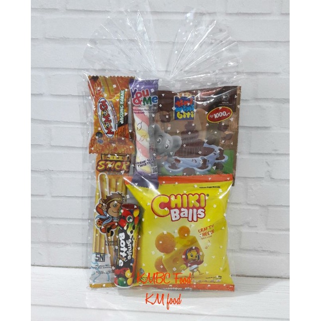 

10 Paket Goodie Bag Ulang Tahun - Bingkisan Hadiah Souvenir - Paket Snack O