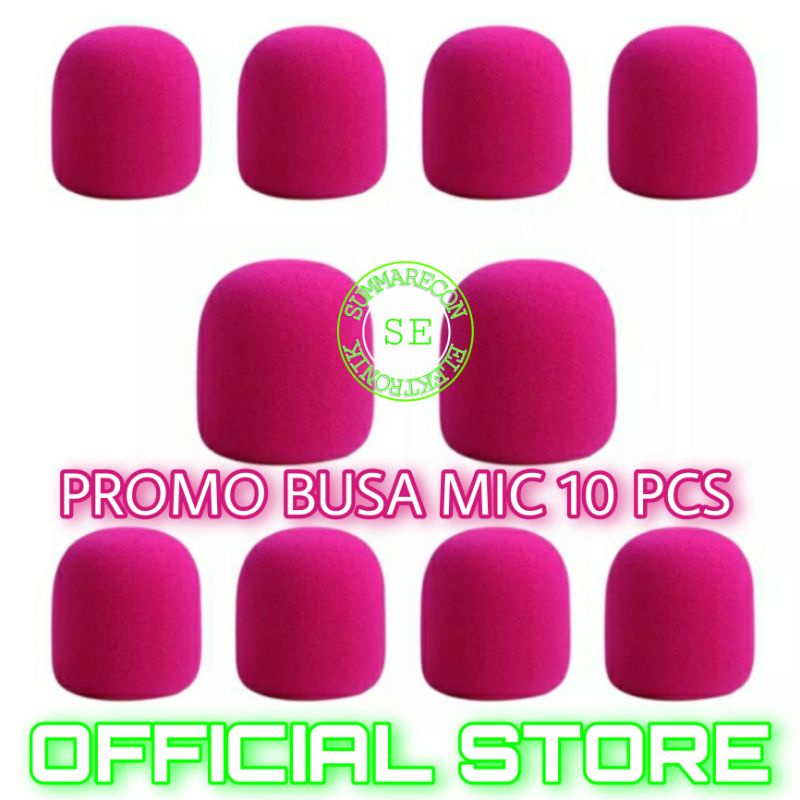 busa mic busa microphone tebal promo 10 pcs