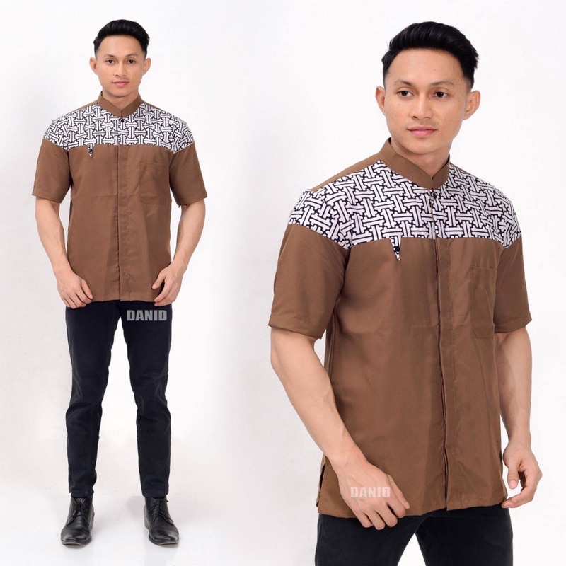 Baju Koko Pria Lengan Pendek Model dan Motif Terbaru