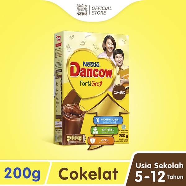 

DANCOW Fortigro Susu Bubuk Cokelat 200gr