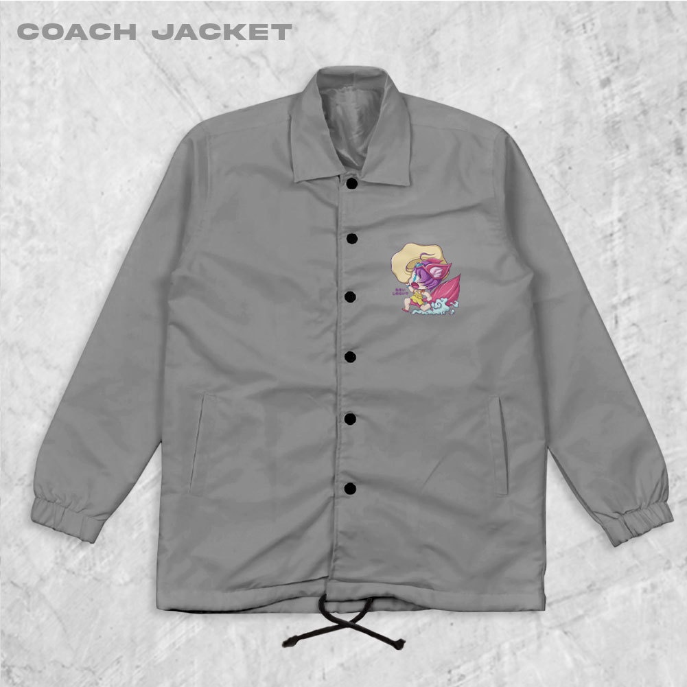 HIPNOP Nana Jaket Coach Jaket Zipper Pria Jaket Parasut Unisex