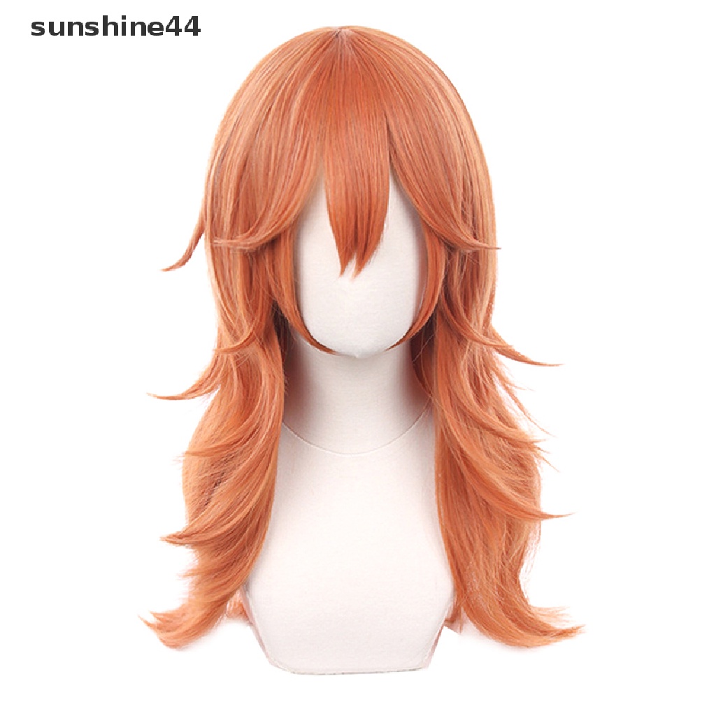 Sunshine Dokidoki Anime Cosplay Chain Man Angel Devil Wig Cosplay Properti Foto.