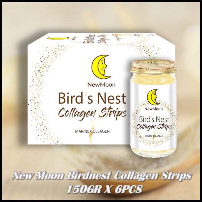 

New Moon Birdnest Collagen Strips 150GR x 6PCS