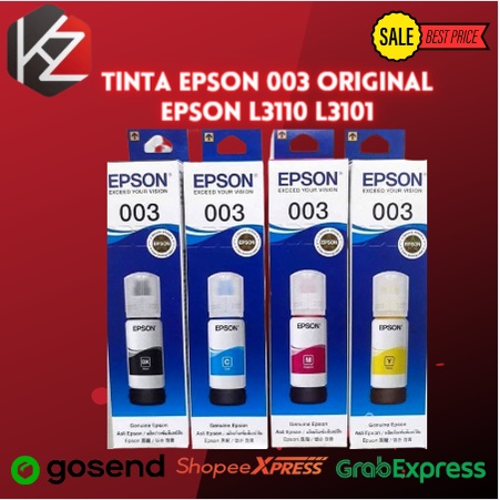 Tinta EPSON 003 Original Epson L3110 L3101