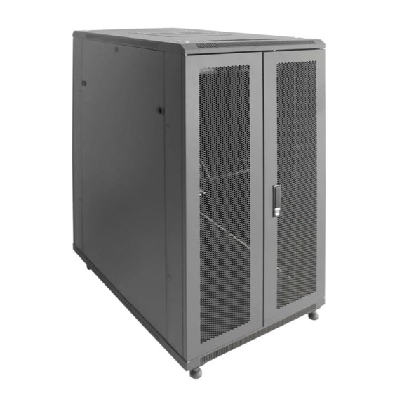 Close Rack INDORACK IR11527G Glass Door Rak Server 27U Depth 1150mm