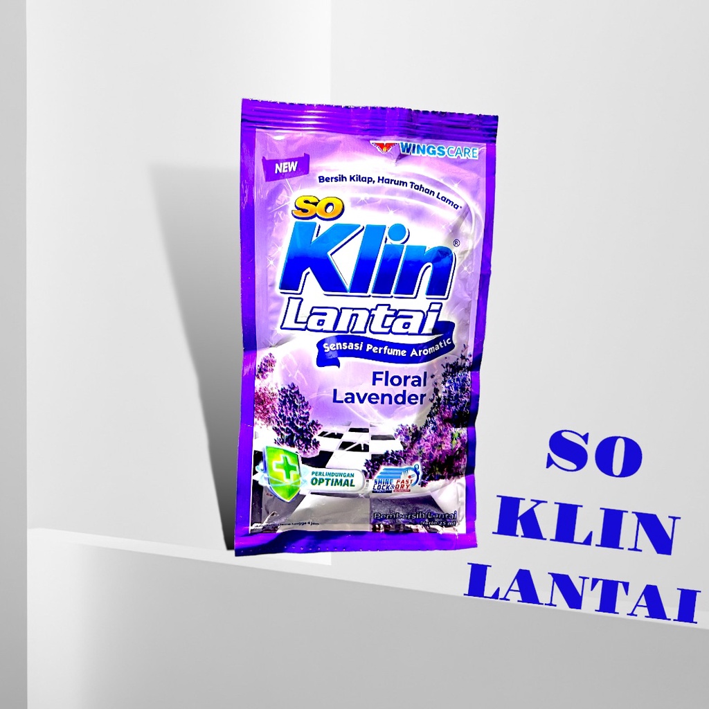 SO KLIN LANTAI NETTO : 25ML 1 SACHET