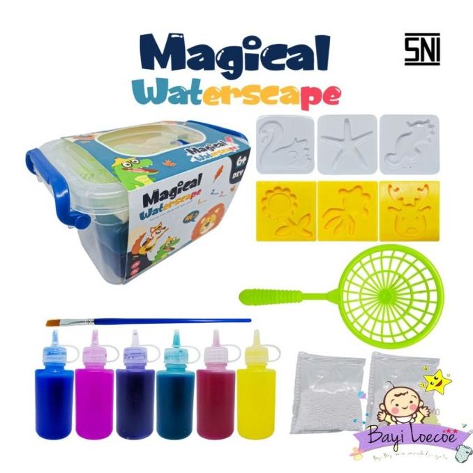 Mainan DIY Magic Water Scape Children Craft BOX Kreasi Jelly Ajaib
