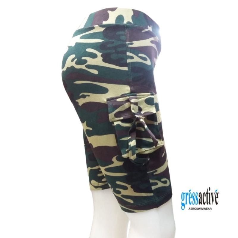 celana senam pendek loreng-45/cargo senam pendek loreng/celana loreng/celana senam army