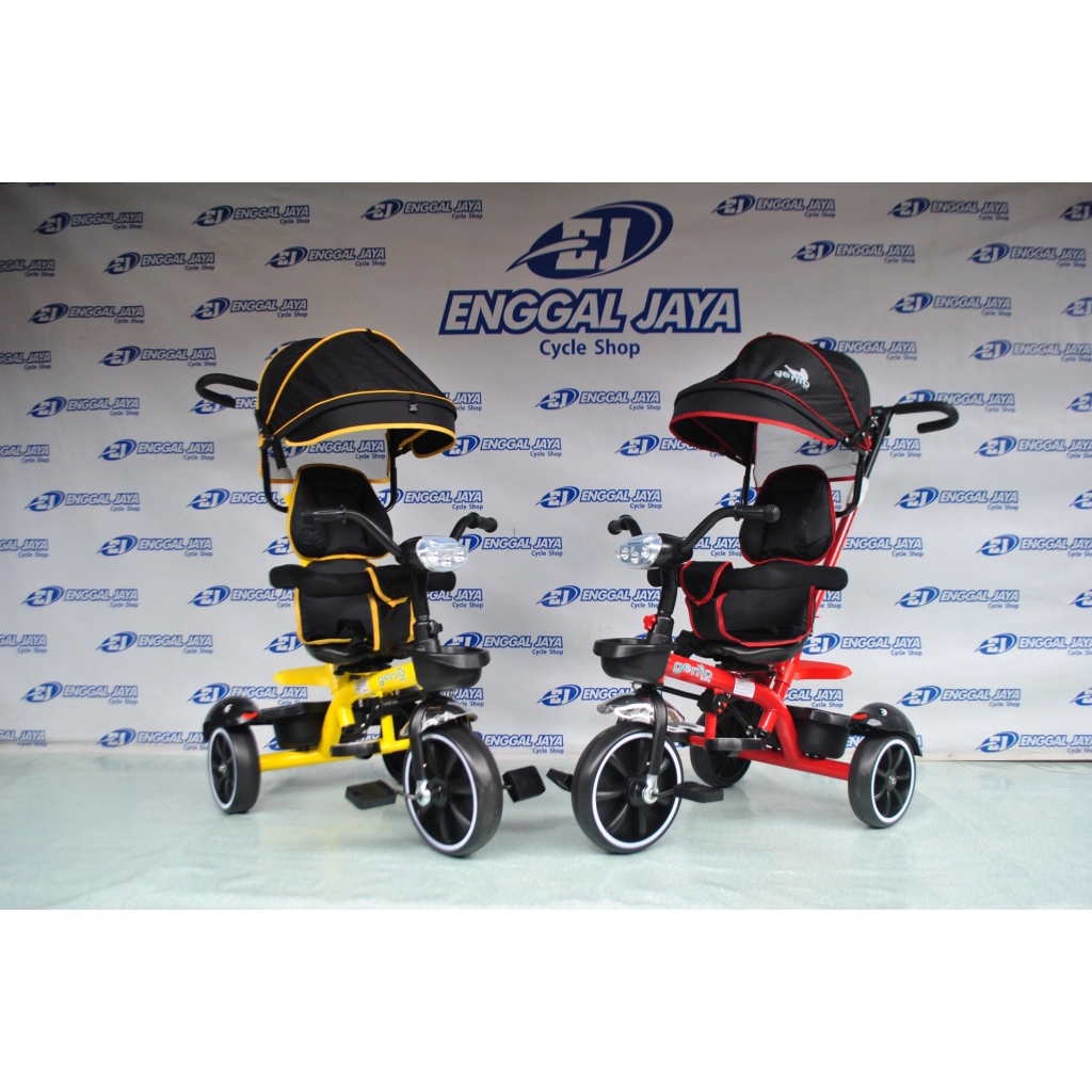 DI KIRIM SUDAH DI RAKIT Tricycle United Genio BC01 - Sepeda Anak Roda 3 Tiga Stroller Genio BC 01 Mu