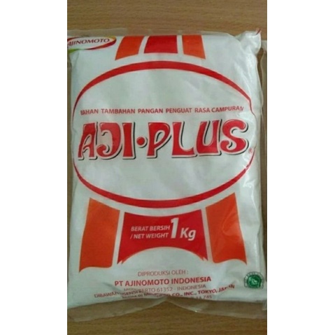 

AJI PLUS 1KG / AJIPLUS 1KG / AJINOMOTO PLUS 1 KG / MICIN AJINOMOTO / MICIN VETSIN / BAHAN TAMBAHAN PANGAN PENGUAT RASA / MSG / MICIN LOS 1 KG / MICIN KILOAN