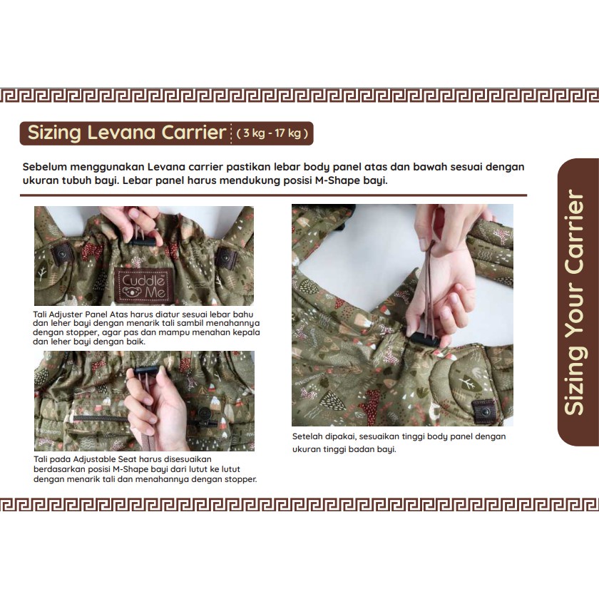 Levana Carrier CuddleMe Gendongan Bayi SSC Baby Cuddle Me