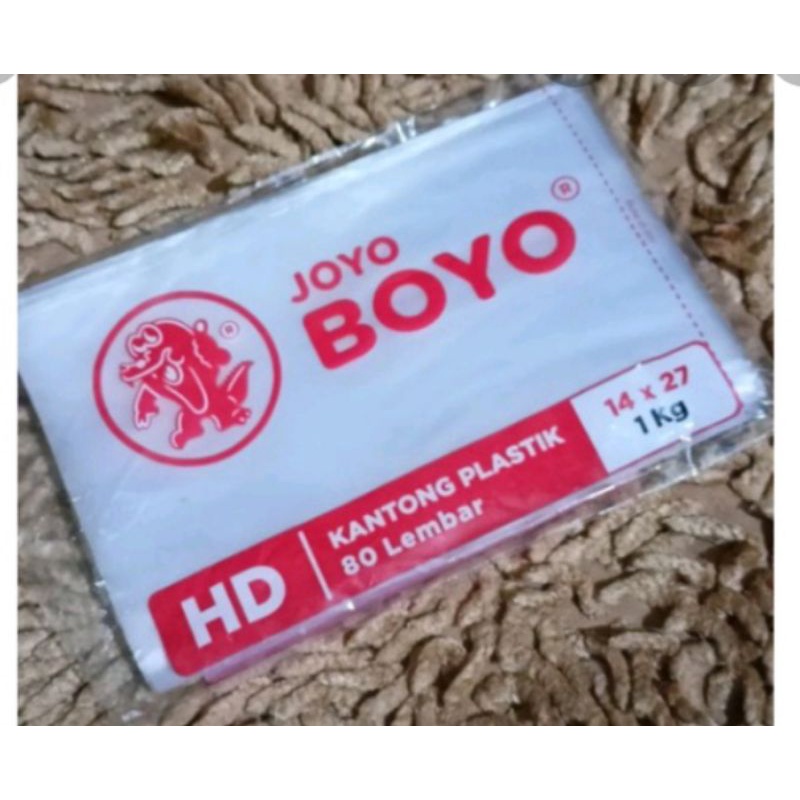 Kantong  plastik  HD  Joyo  Boyo Murah 14+27(1kg)