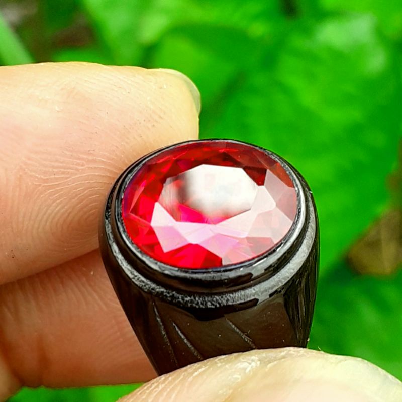 CINCIN BATU MERAH SIAM CUTTING ASLI BANGKOK