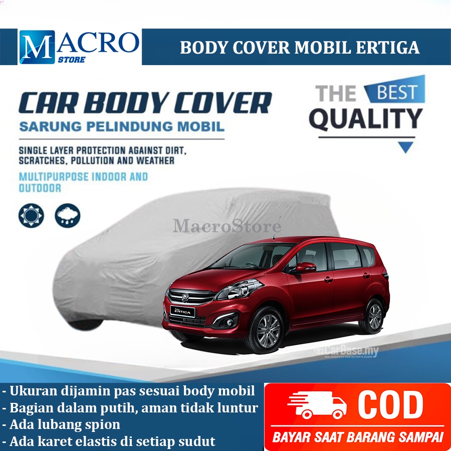 Body Cover Mobil Ertiga / Sarung Mantel Selimut Penutup Mobil Ertiga Lama / Ertiga GL Waterproof Ant