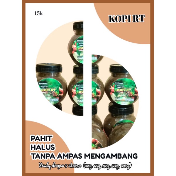 

KOPI RT Kemasan toples