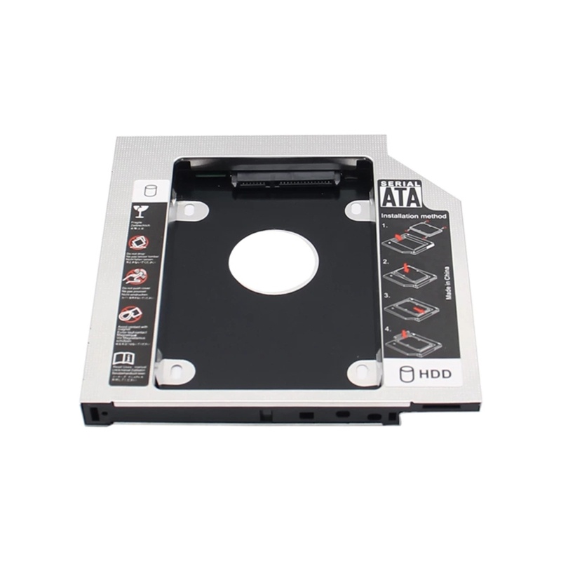 Zzz HDD Caddy Adapter 2nd SSD Bracket 12.7/9.5/9.0mm Alumunium Hard Disk Drive Bay Cocok Untuk Hard Disk 2.5 inch