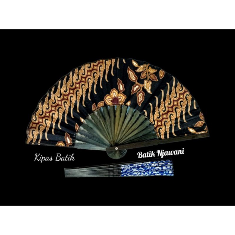 Kipas batik Souvenir Khas Indonesia