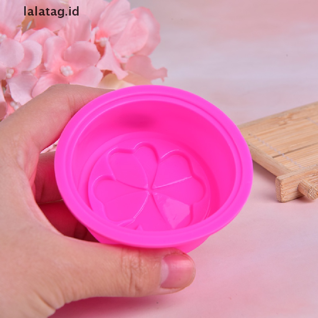 [lalatag] Semanggi Empat Daun Handmade DIY Silikon Sabun Cetakan Fondant Kue Decorag Tools [ID]