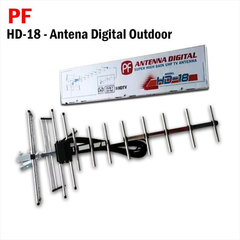 Antena DIGITAL UHF PF HD-18 + kabel 10 m