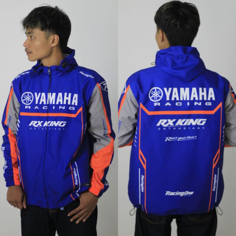 (BAYAR COD) JAKET RACING PARASIT YAMAHA RX-KING NEW ORIGINAL