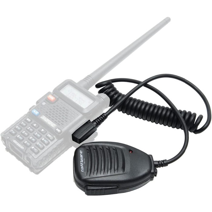 Walkie Talkie Handheld Speaker Mic Shoulder Microphone Untuk HT BaoFeng