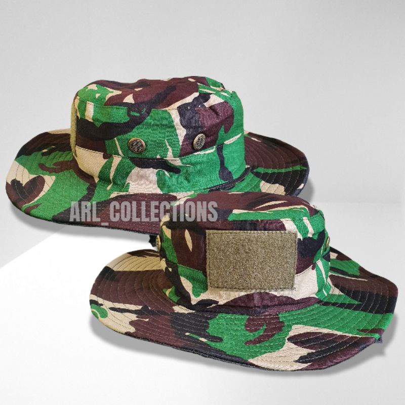 topi rimba tni loreng malpinas - topi rimba loreng caps tactical - topi loreng tni
