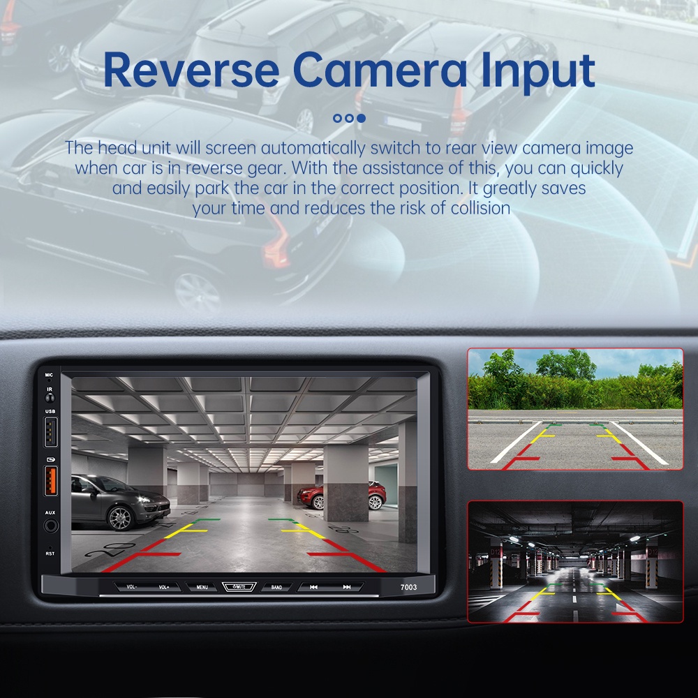 GEARELEC Car Radio Mobil Navigasi 2G + 32G Android11 Head Unit support apple carplay&amp;Android Auto with 25 tema car radio untuk TOYOTA Daihatsu Mitsubishi HONDA SUZUKI Hyundai NISSAN 7 Inci IPS Lapisan Layar Sentuh  Dukungan WiFi/GPS/youtube