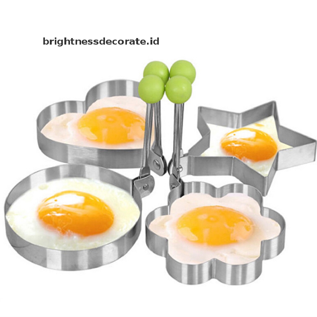 [Birth] Cooking Kitchen Tools Stainless Steel Cincin Pembentuk Telur Goreng Cetakan Pancake Mold [ID]