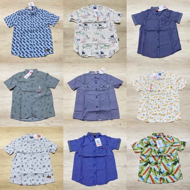 (4-16 TAHUN) E14 KEMEJA COOL KIDS & POPEYE ORIGINAL / KIDS / BRANDED SALE / TERMURAH