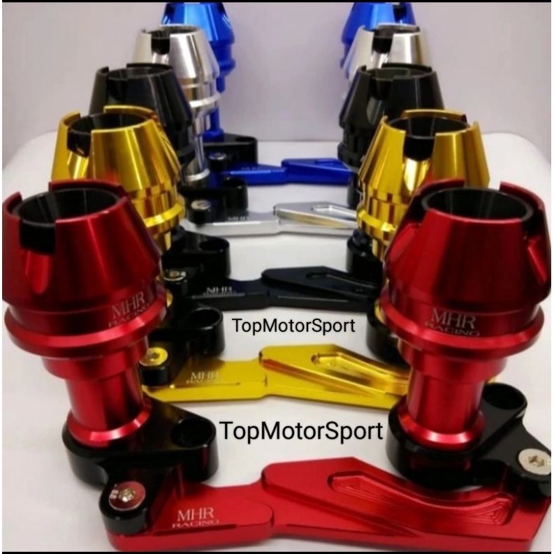 JALU PELINDUNG SLIDER KNALPOT MOTOR NMAX / AEROX /  X-MAX / LEXI FULL BESI CNC ORIGINAL MHR