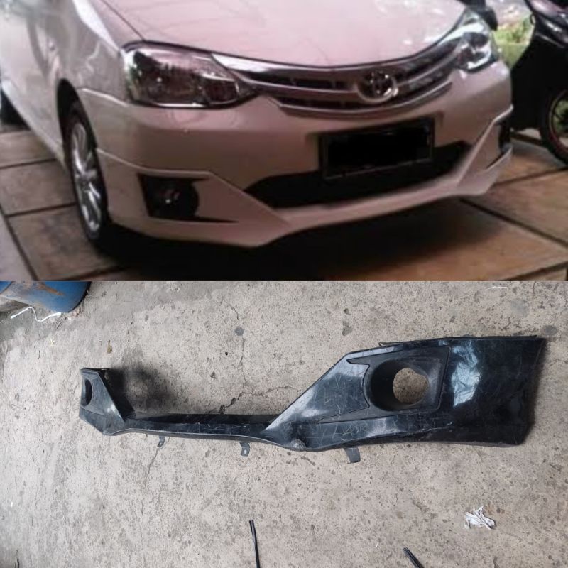 bodykit Etios Valco depan original