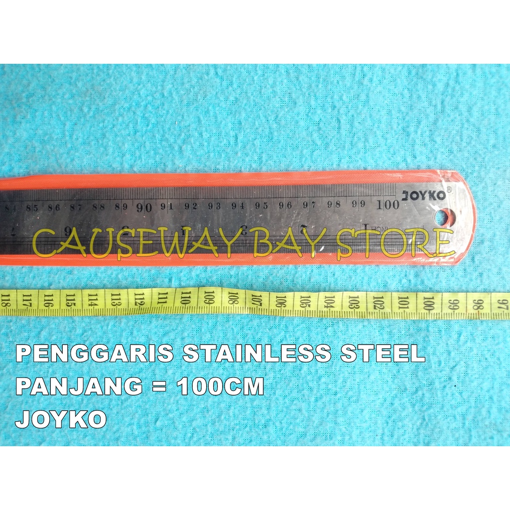 Jual Penggaris Besi Stainless Stell Joyko Cm Shopee Indonesia