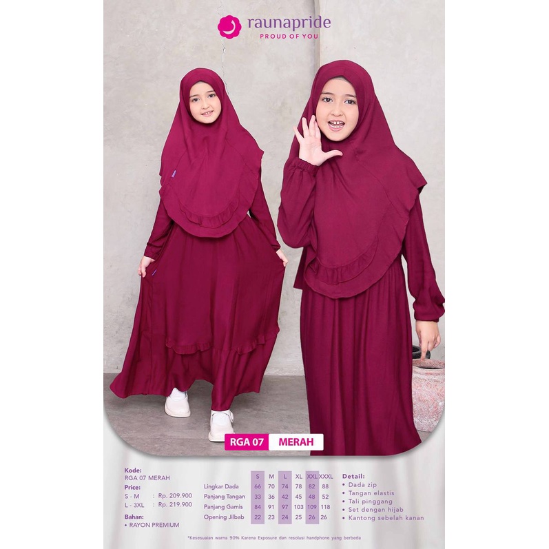 Rauna Gamis Anak / RGA-07 / Fashion Muslim